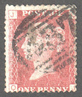 Great Britain Scott 33 Used Plate 137 - QJ - Click Image to Close